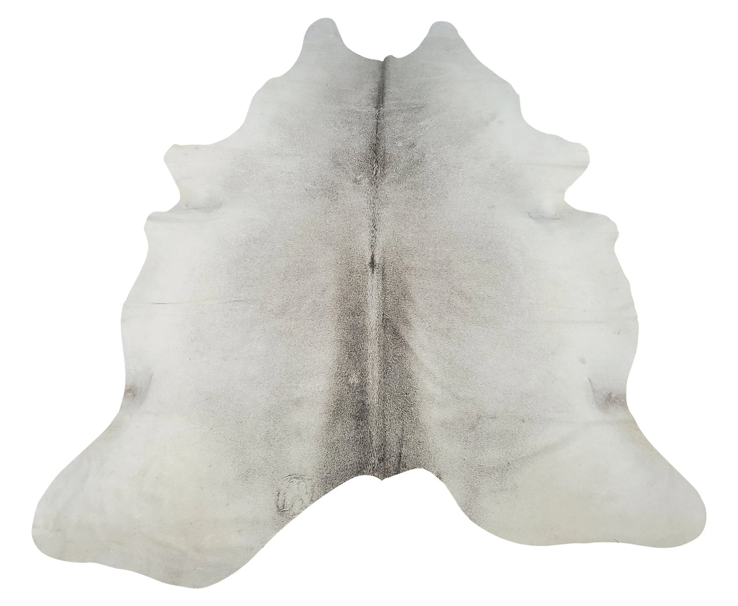 Brazilian Light Grey Cowhide Rug 7.5ft x 6ft