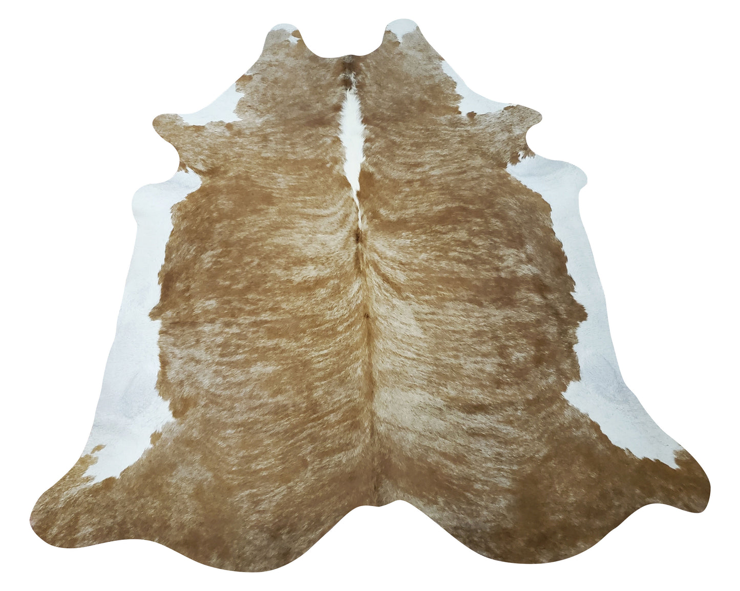 Cowhide rug USA in one of kind brown pattern