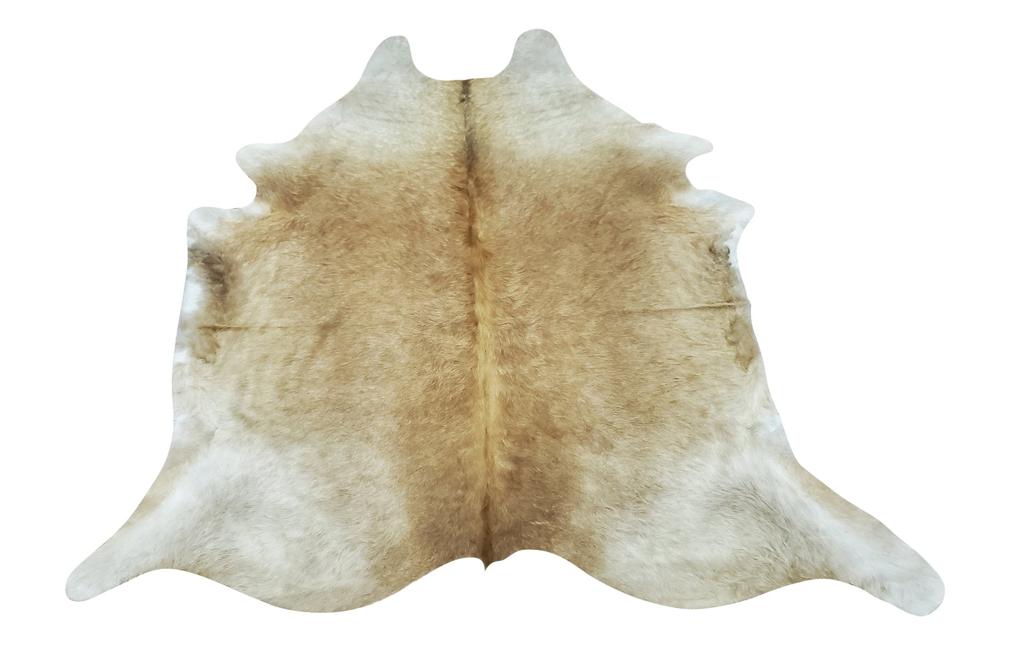 Genuine Cowhide Rug Taupe Palomino 7.1ft x 6.2ft