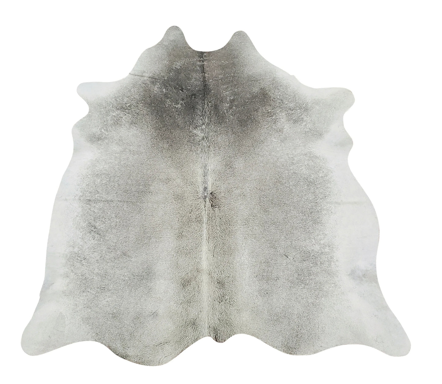 Cowhide Rug Grey Brazilian 6ft x 5ft