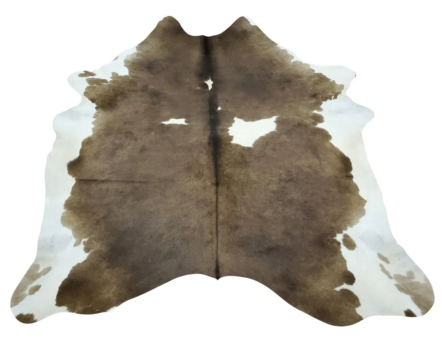 Light Brown Cowhide Rug 6.6ft x 6ft
