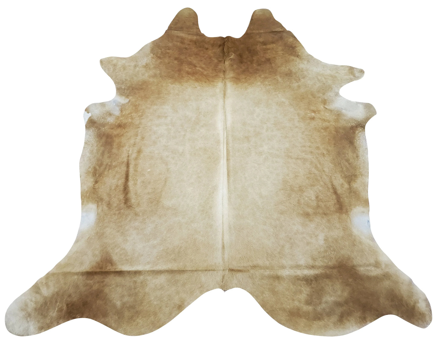 Genuine Cowhide Rug Light Brown 8.3ft x 6.7ft