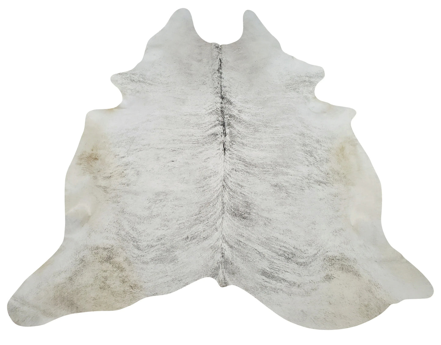 Extra Large Cowhide Rug Gray Brindle 7.9ft x 6.5ft