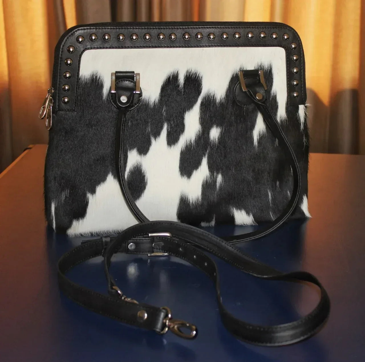 Cowhide Cross body Purse