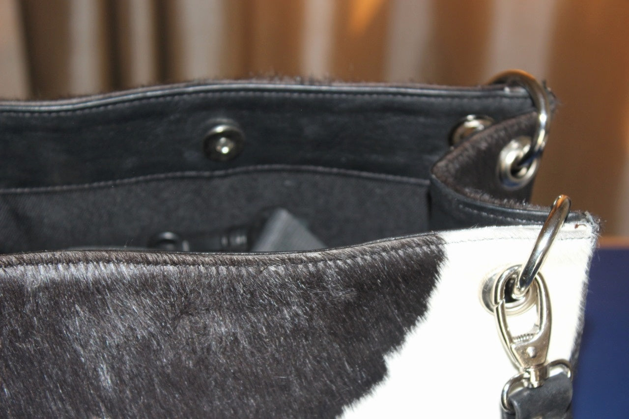 leather and cowhide purses