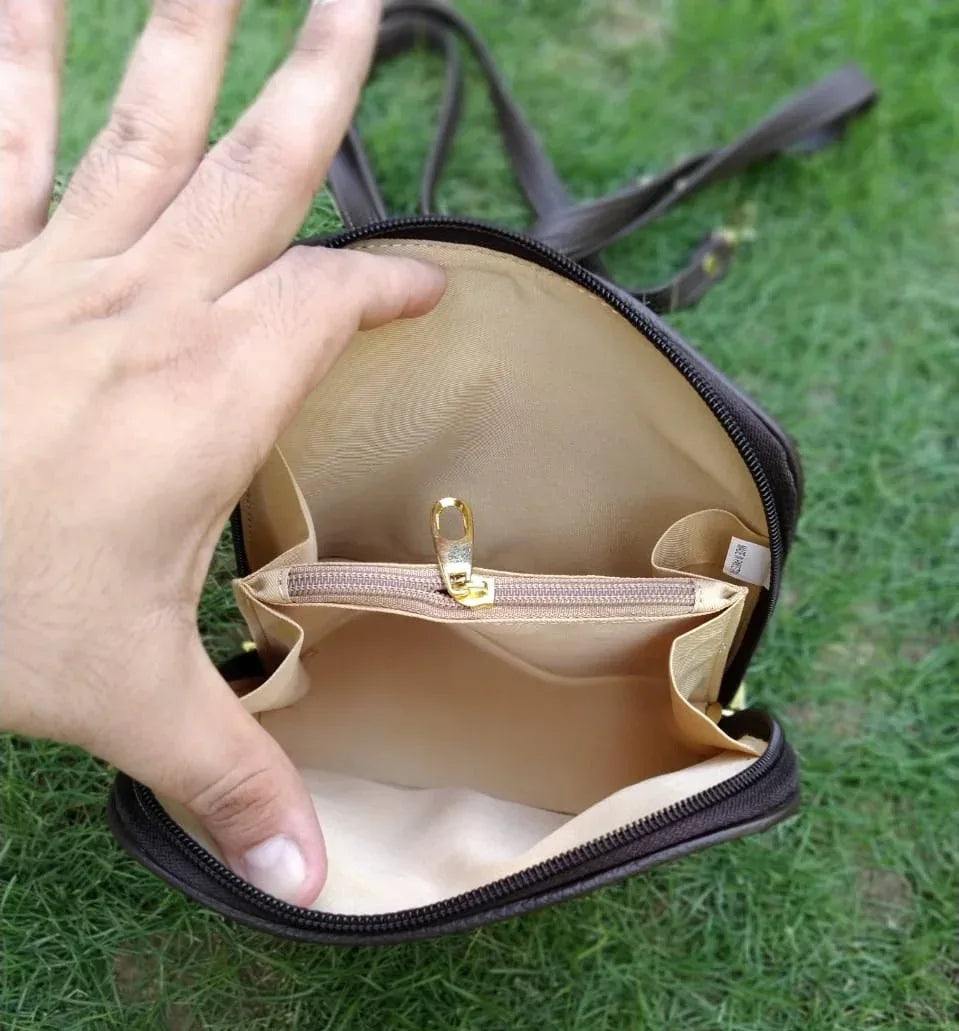 Cowhide Leather Crossbody Bag.