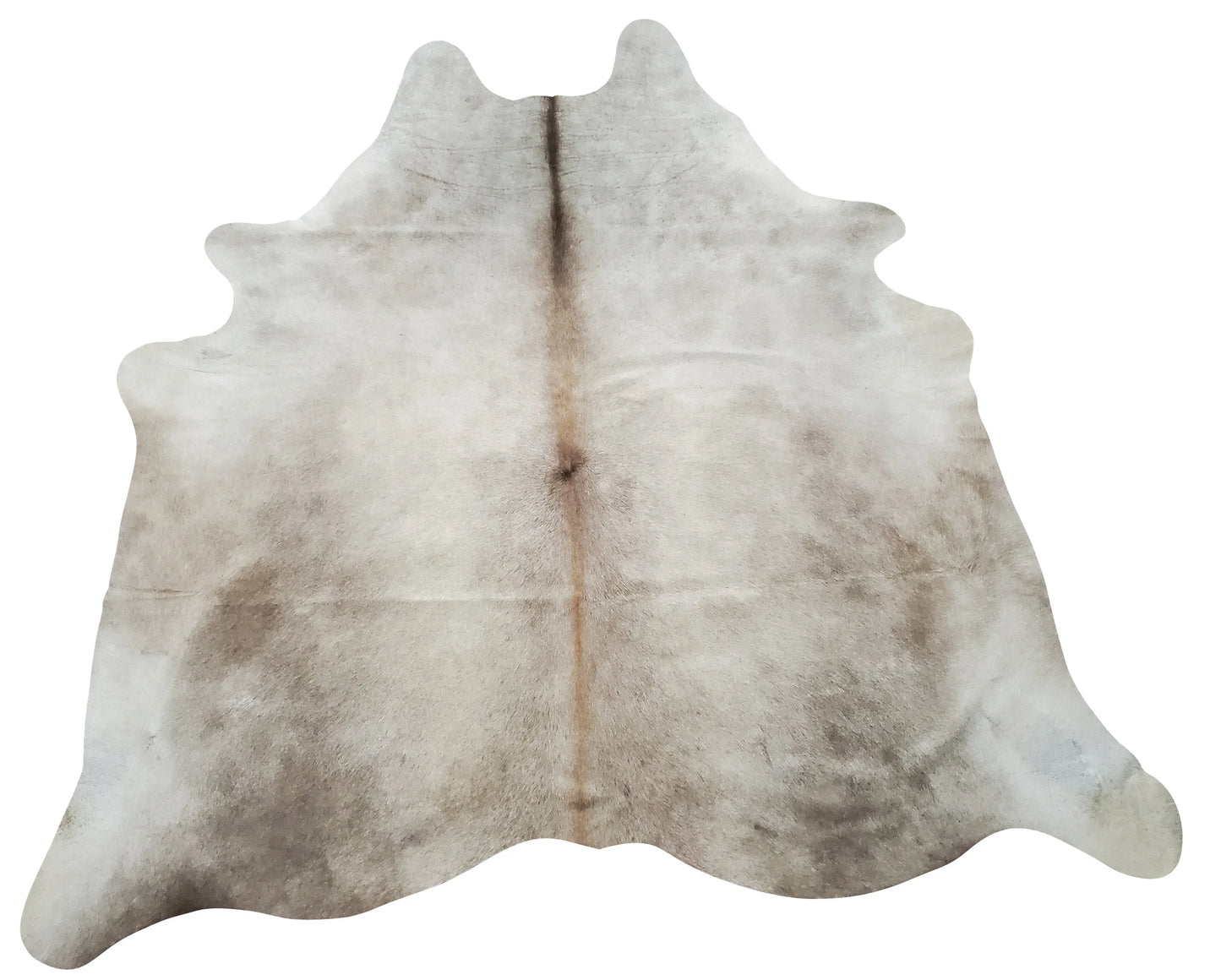 Genuine Cowhide Rug Champagne Beige 6.8ft x 6.5ft