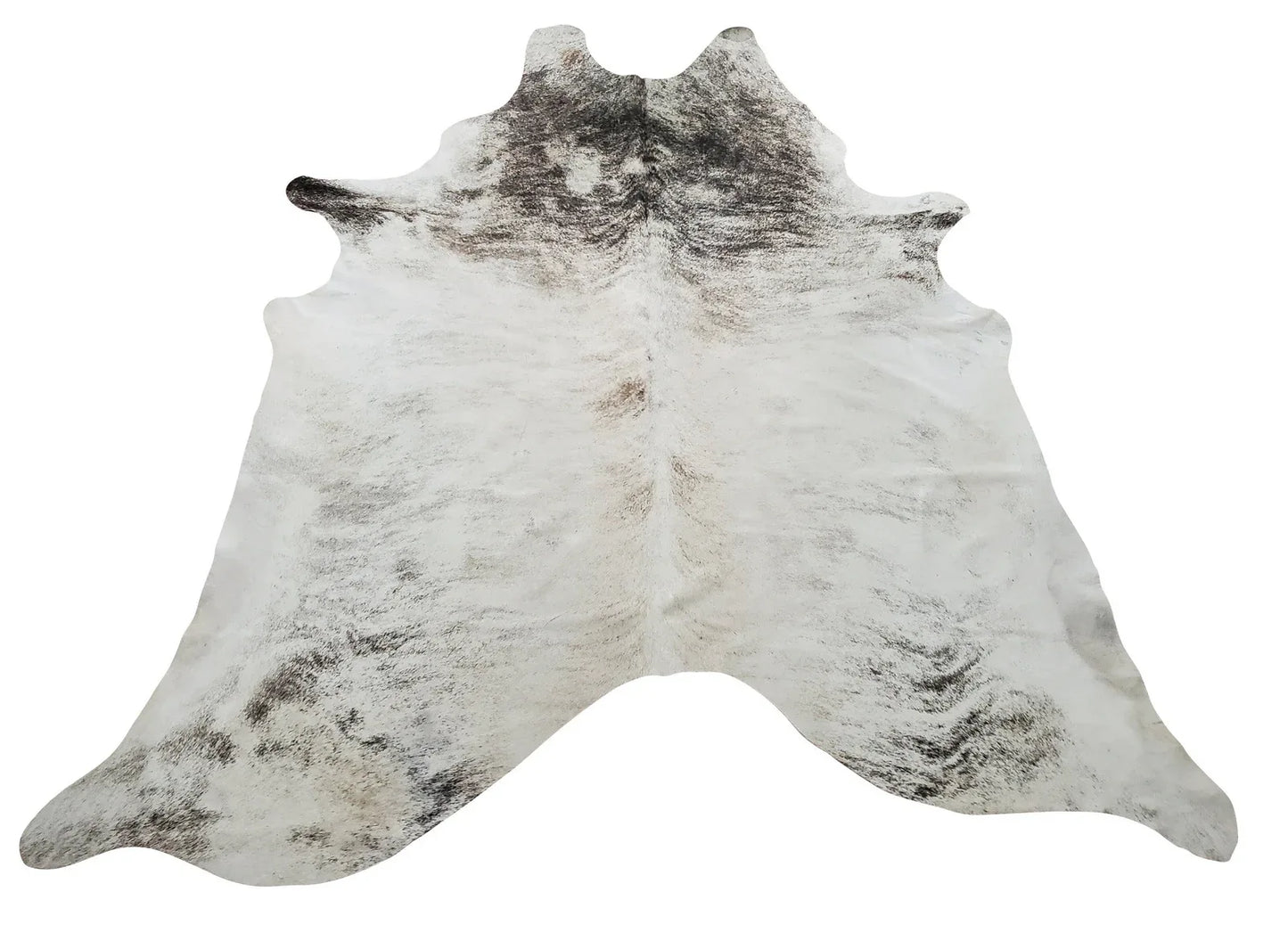 Large Brindle Grey Cowhide Rug 7.5ft x 7ft