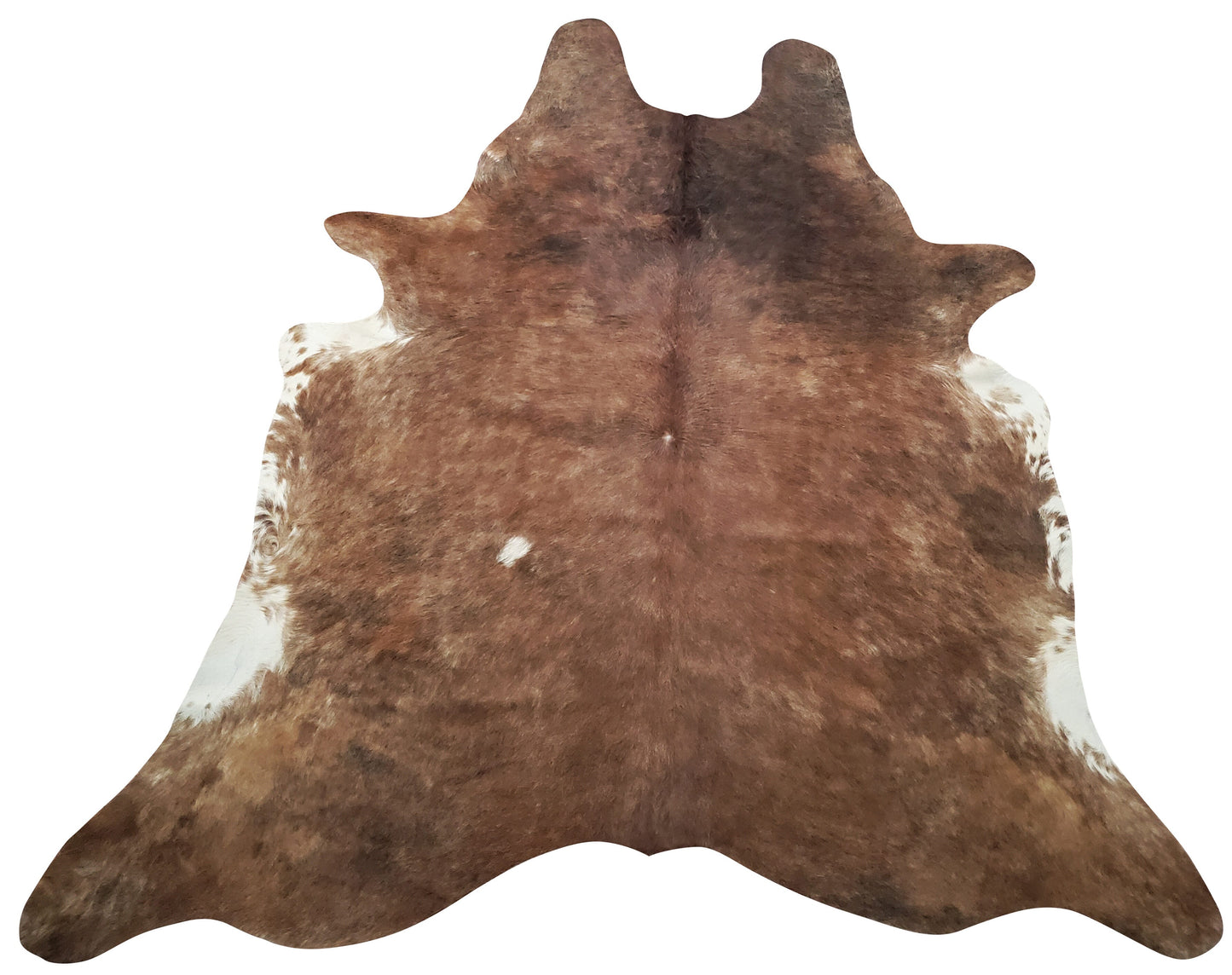 Rustic Brindle Cowhide Rug 7.2ft x 6.5ft
