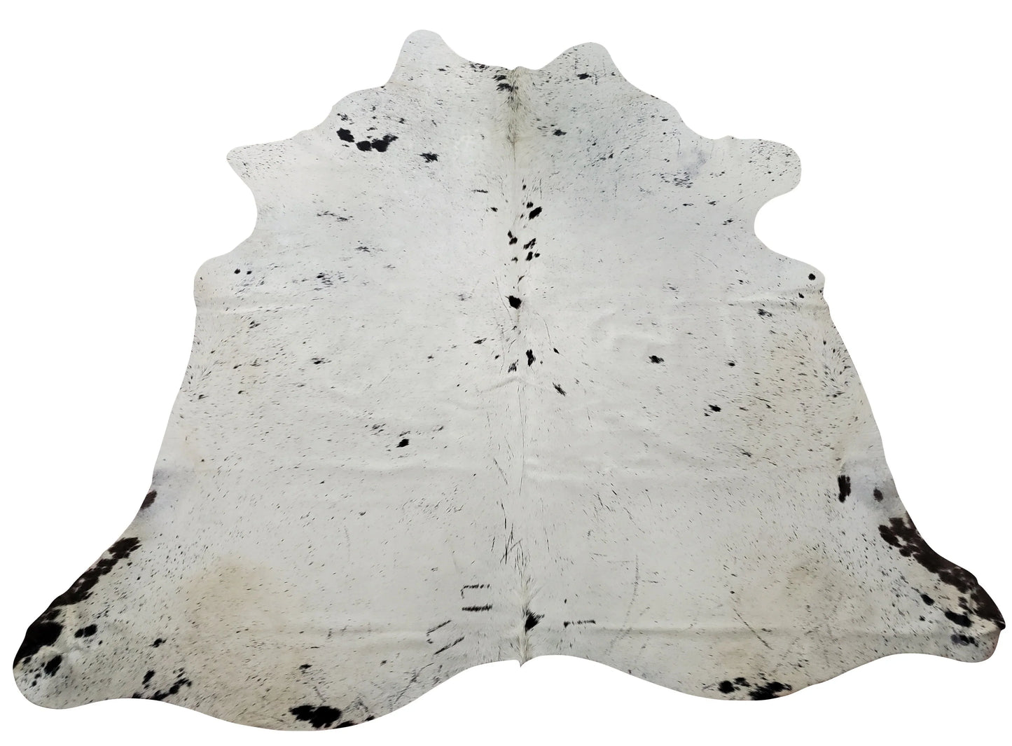 Salt and pepper cowhide rugs 6.6ft x 7ft