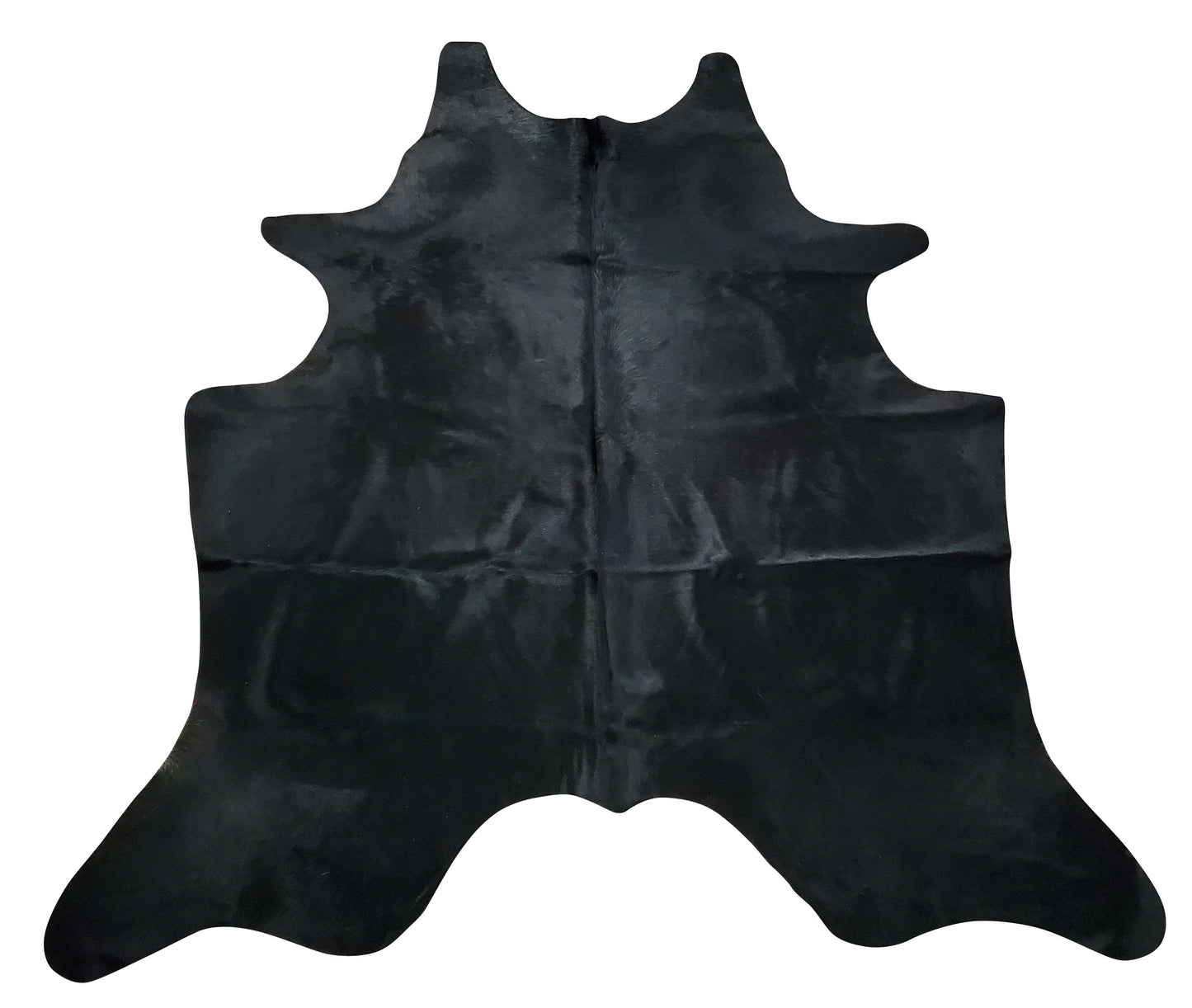 This black cowhide rug is beautiful, it is natural, great for any space of the house, also soft and pleasant to the touch and sit on it.