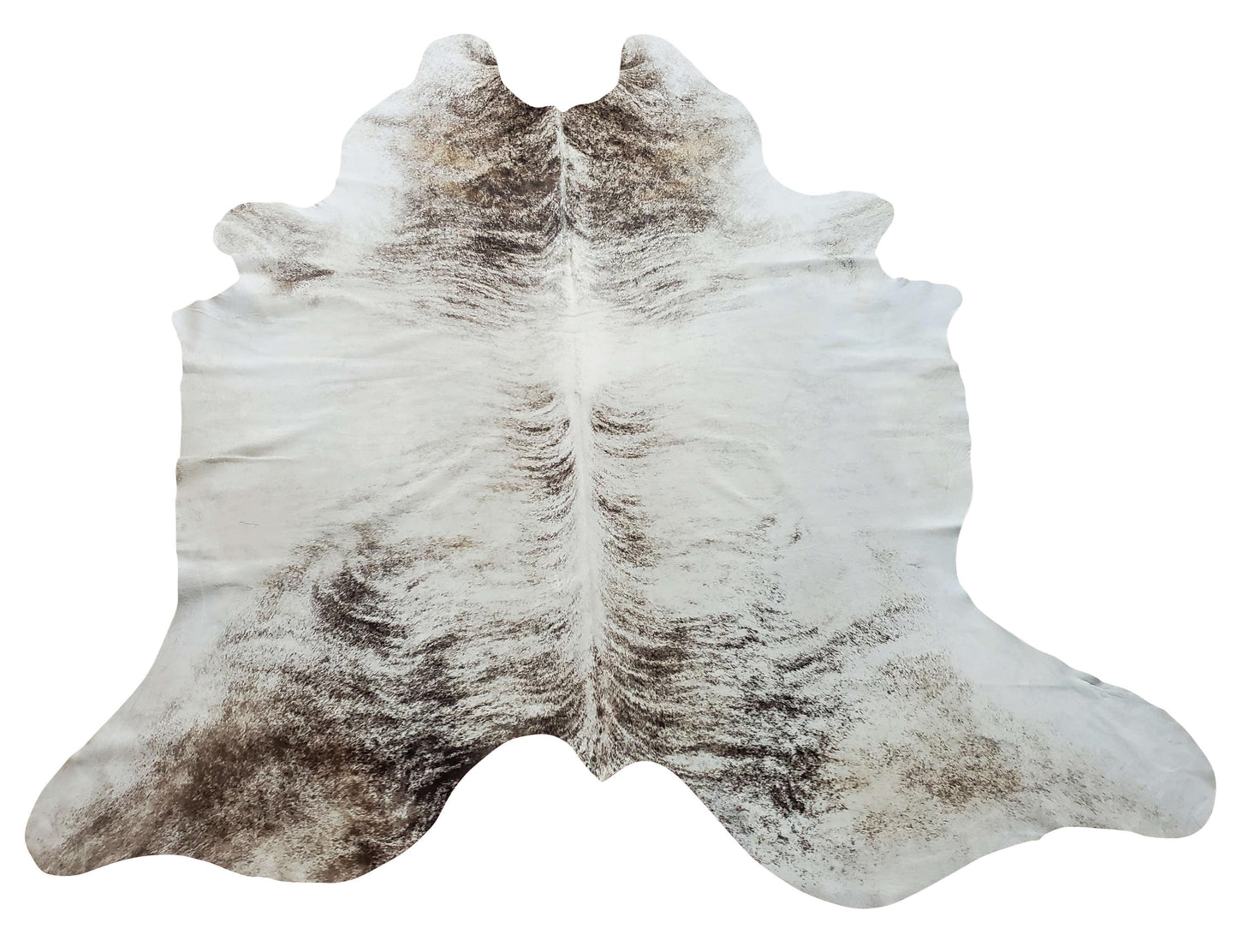 Large Natural Brindle Cowhide Rug 8.7ft x 7ft