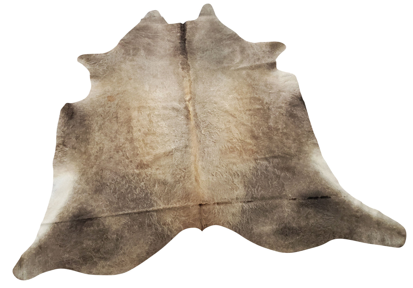 Champagne Brown Cowhide Rug 7.9ft x 7.5ft