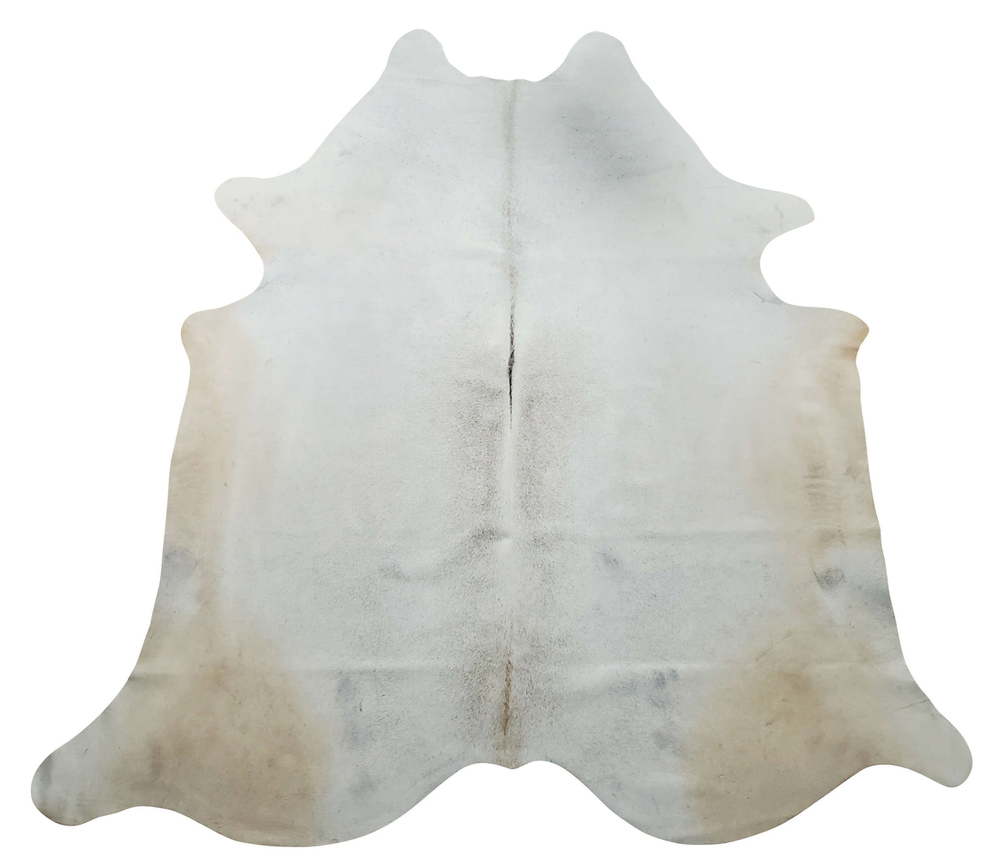 Large Speckled Cowhide Rug Gray White