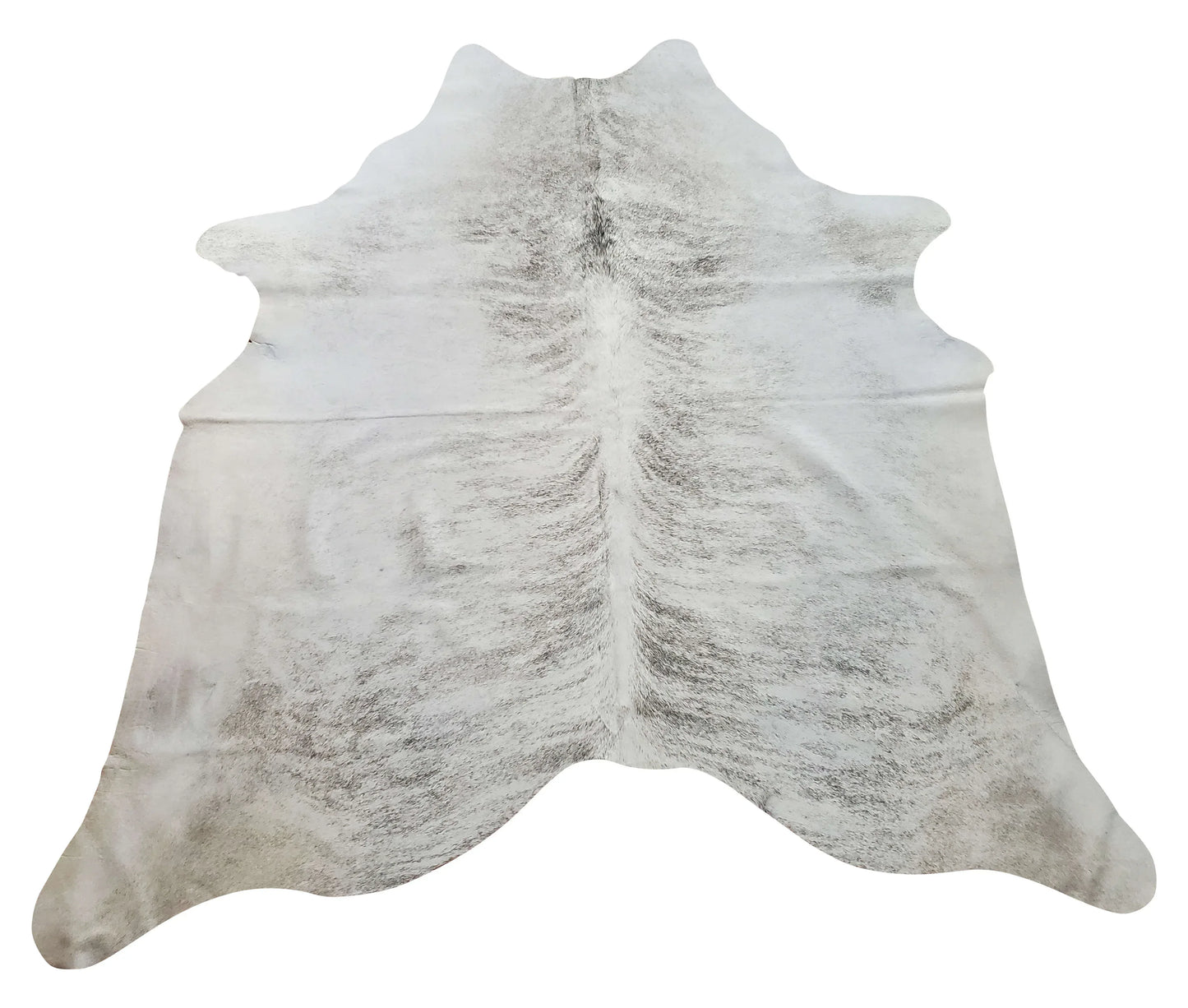 Grey Tan Brindle Cowhide Rug 6.5ft x 6.1ft