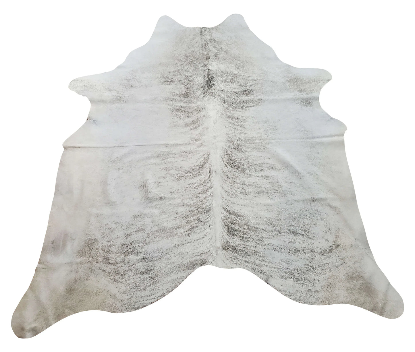 Grey Tan Brindle Cowhide Rug 6.5ft x 6.1ft