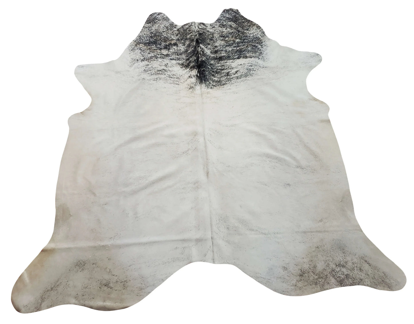 Natural Cowhide Rug Gray Brindle 6.6ft x 6.2ft