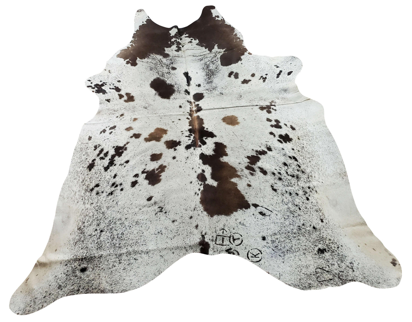 Genuine Cowhide Rug Speckled 6.6ft x 6.4ft