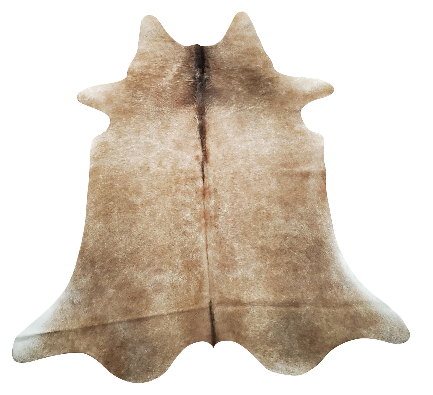 This light cowhide rug in a unique champagne pattern in a farmhouse room or wedding setup will look perfect, it will bring the western look.