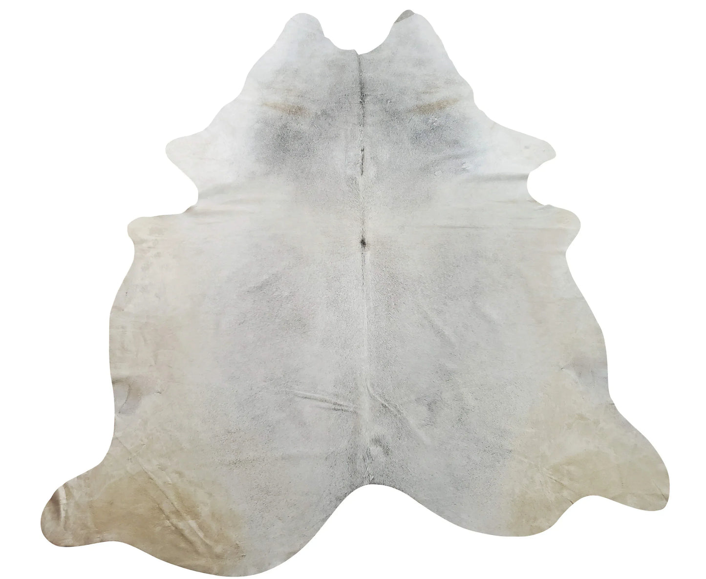 Genuine Cowhide Rug Light Grey 8.3ft x 6.3ft