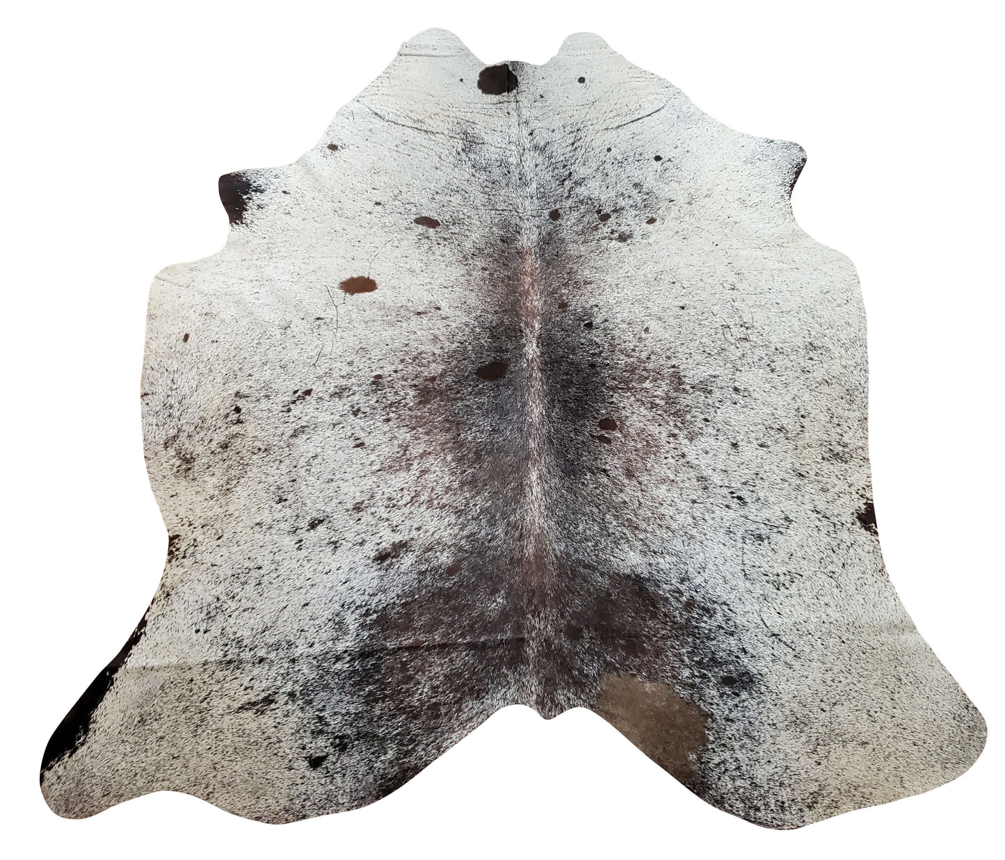 Speckled cowhide rugs with different colors, these rugs are unique and can really liven up a room. These are hypoallergenic and perfect for kids and pets to be around.