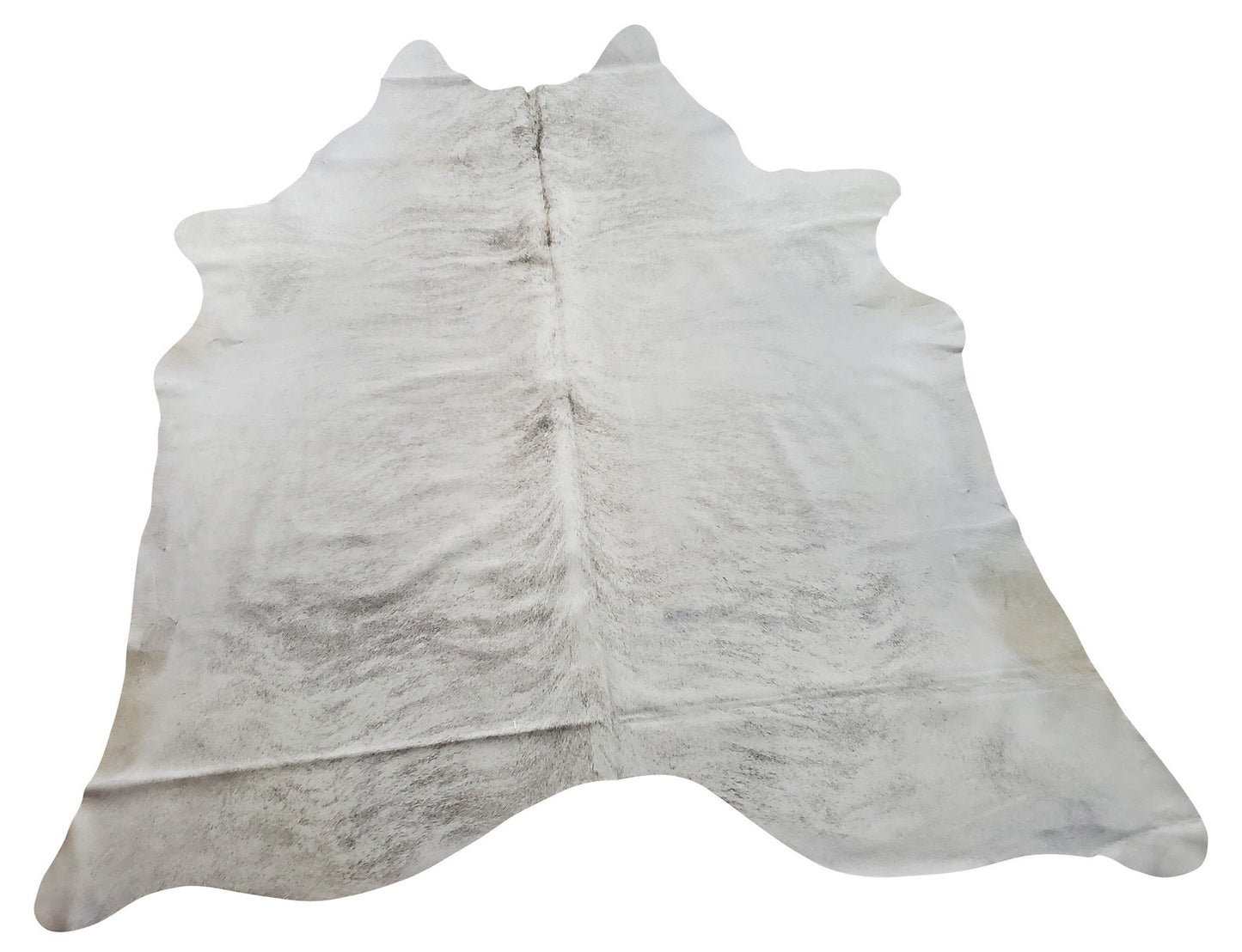 Light grey brindle cowhide rug is perfect for any decor, this rug is sure to add a touch of sophistication to any space. It is hundred percent natural and real.
