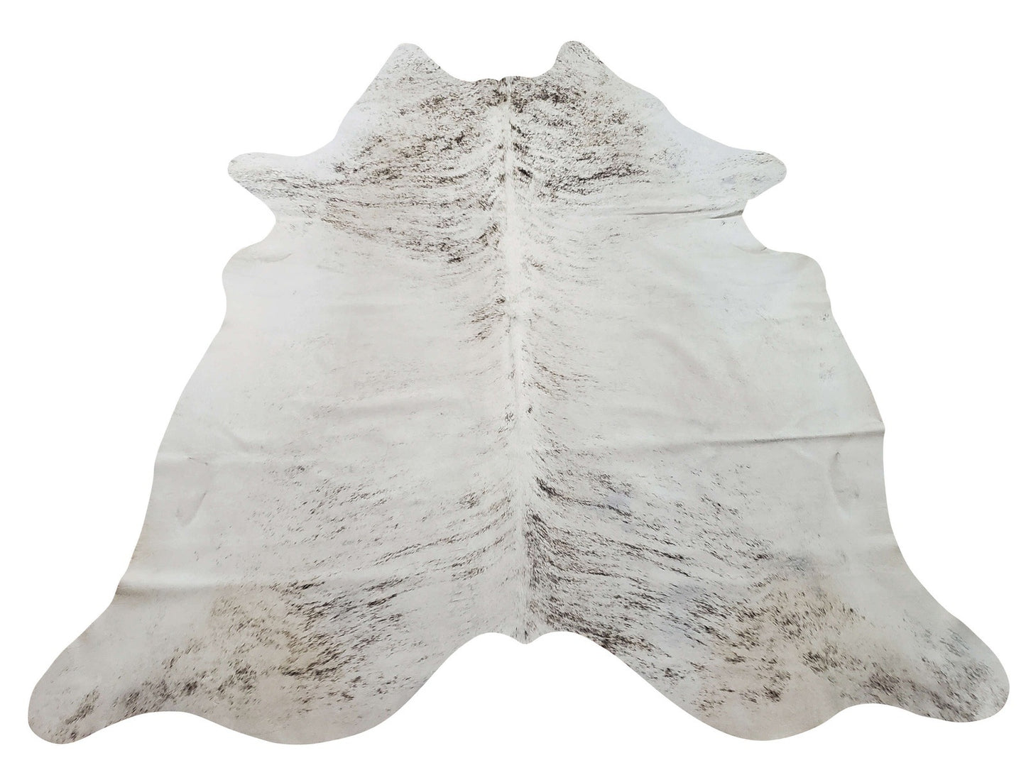 Cowhide Rug Grey Taupe Brindle 6.6ft x 6.1ft