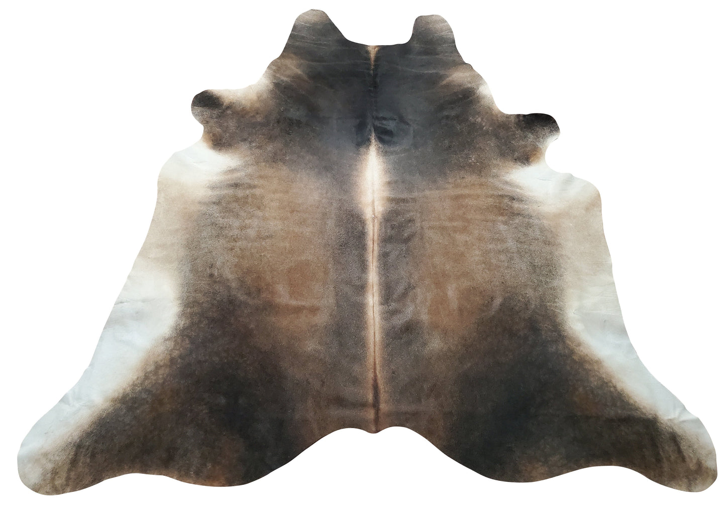 This dark cowhide rug is beautiful, it's very high quality and finished to perfection, your space will get a lot of compliments.