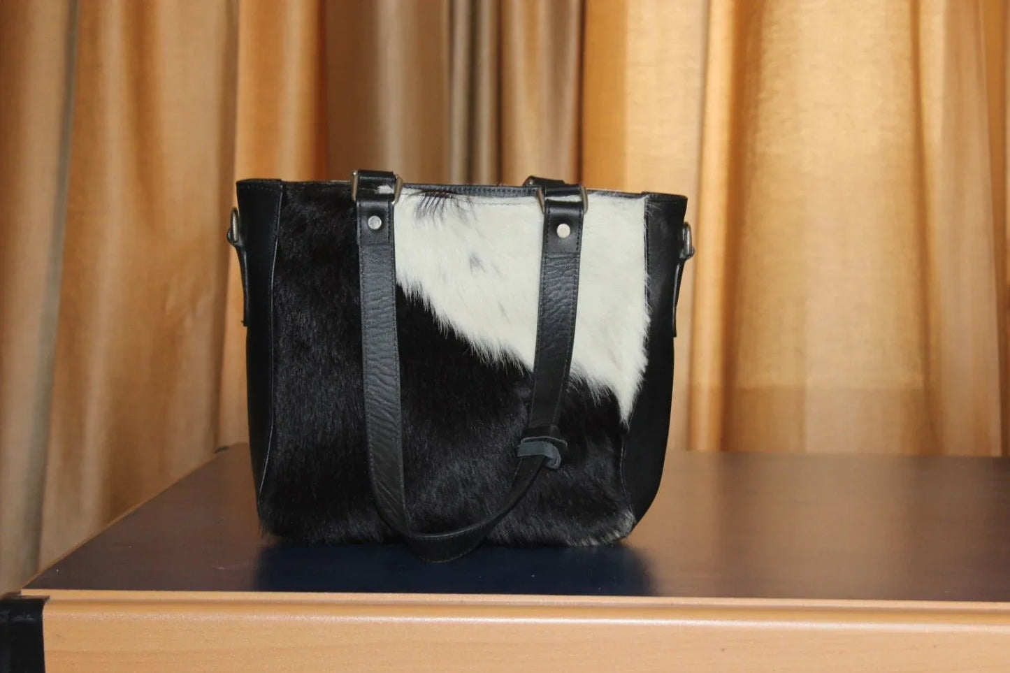 Natural Calf hair crossbody bag