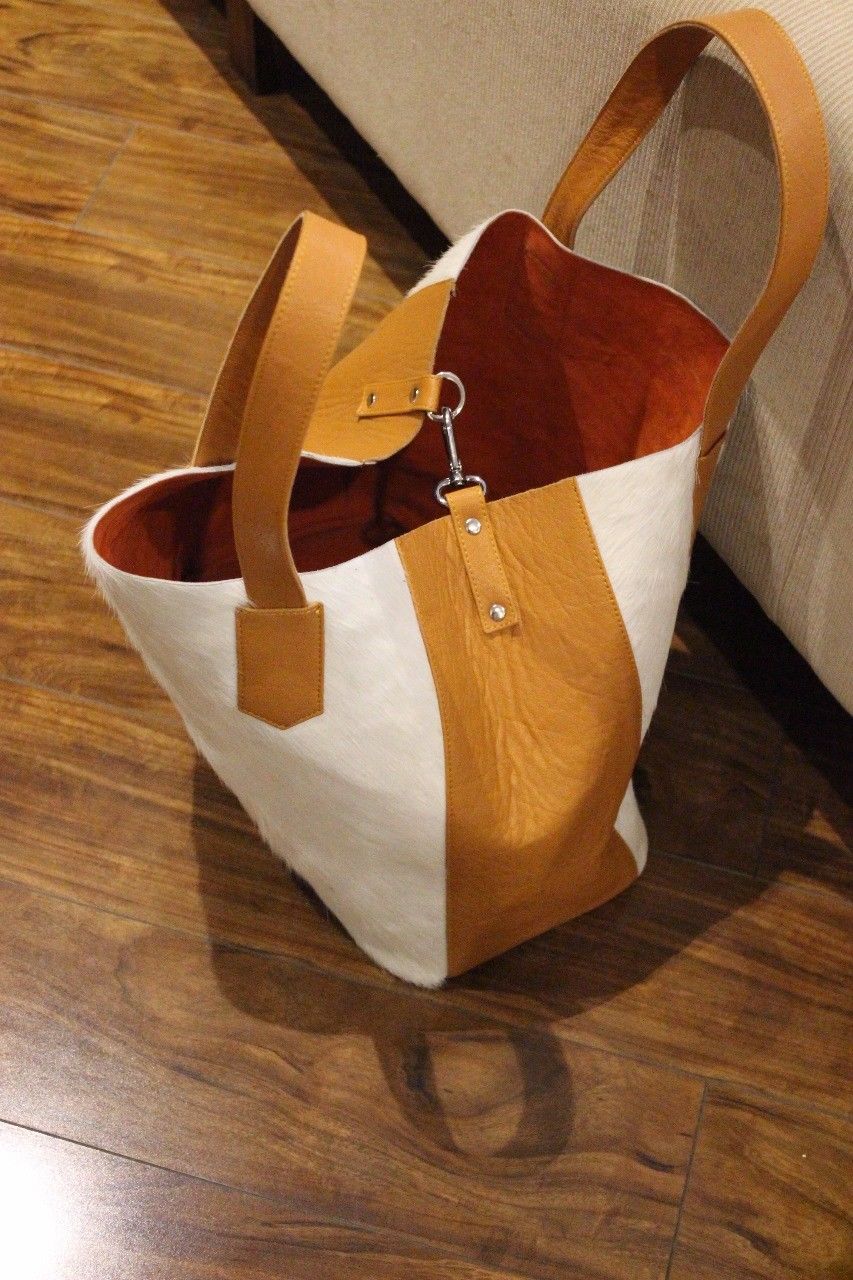 Real cross body cowhide doctor bag