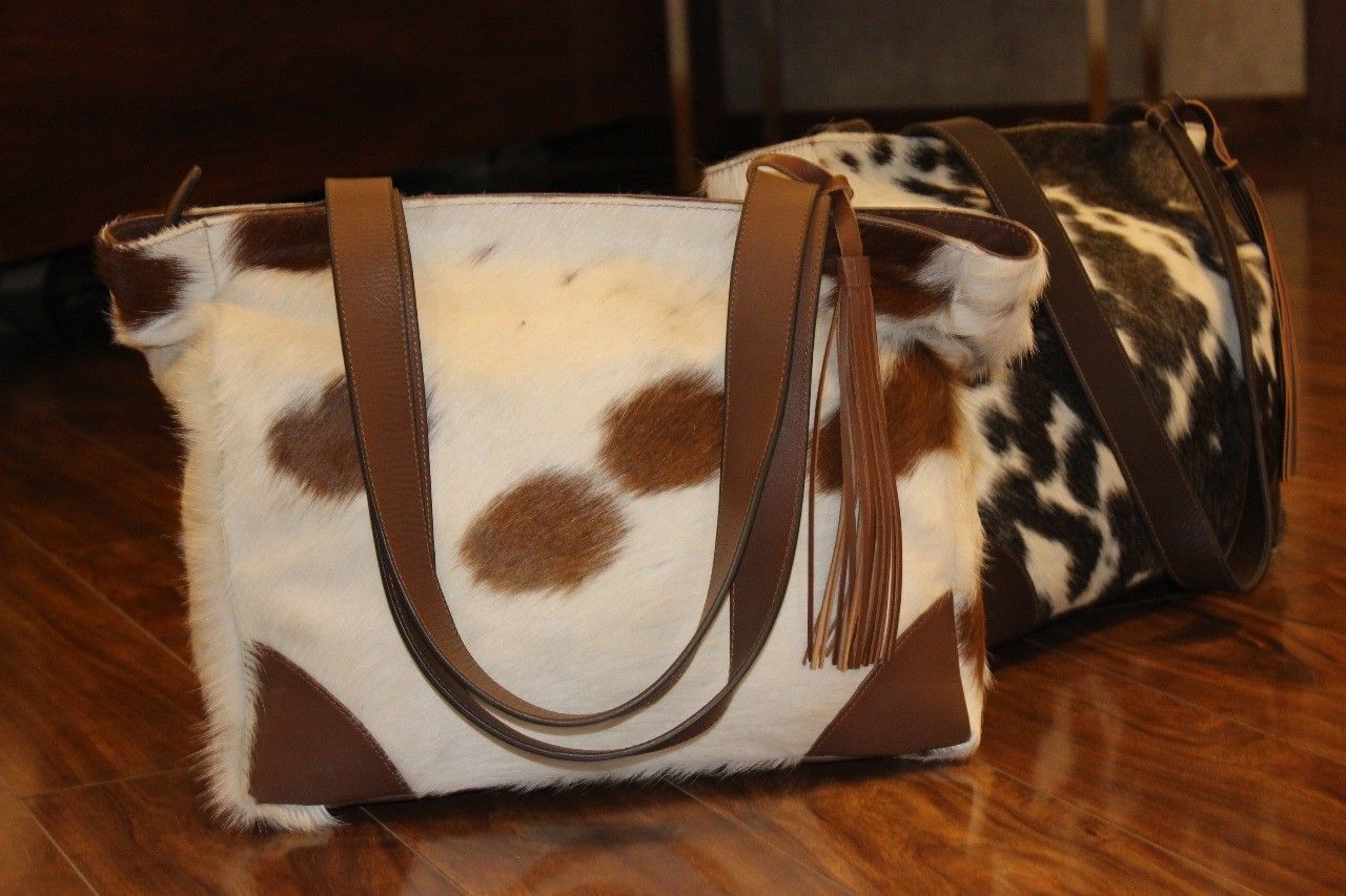 Real Cowhide Bag western style