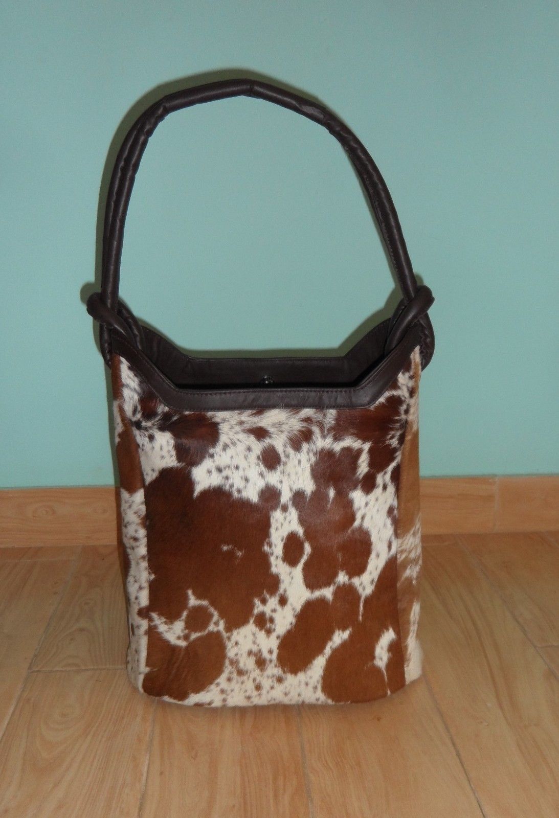 Cow fur bag