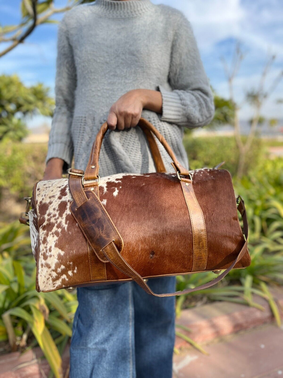 Enduring Elegance: Real Cowhide Purses