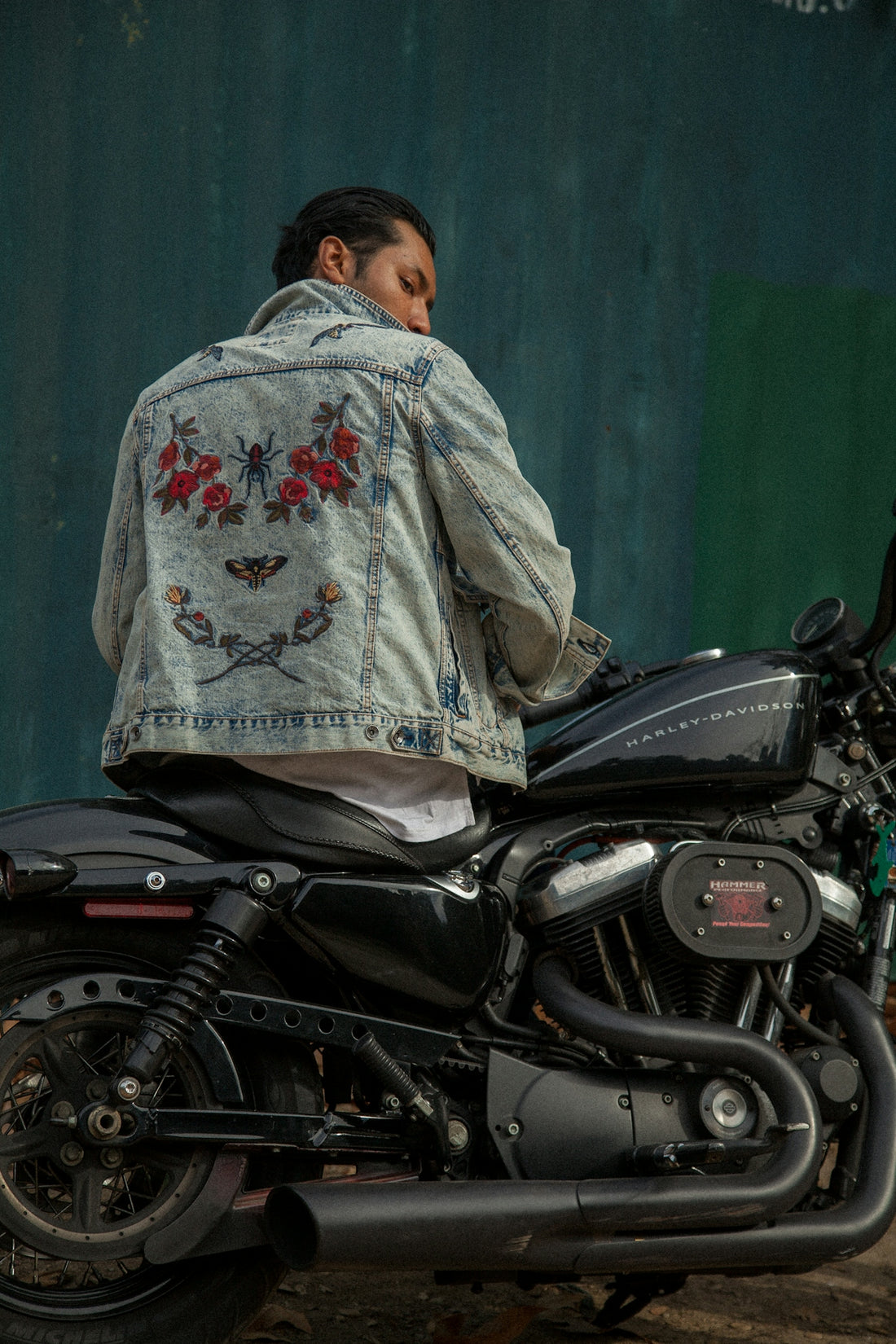 Exploring the Timeless Allure of the Men's Moto Leather Jacket with Fringe - Boho Living Room