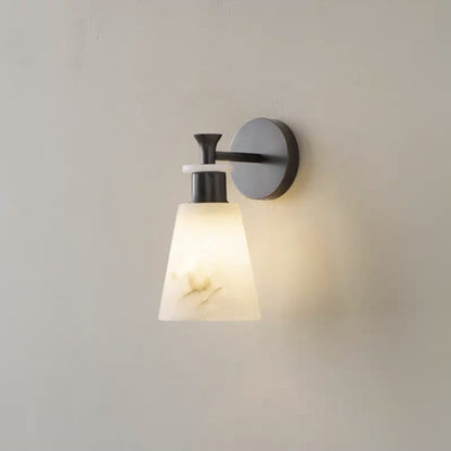 Modern Brass Cloud Stone Wall Lamp Spanish Marble Wall Light