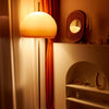 Retro mushroom glass floor lamp for living room