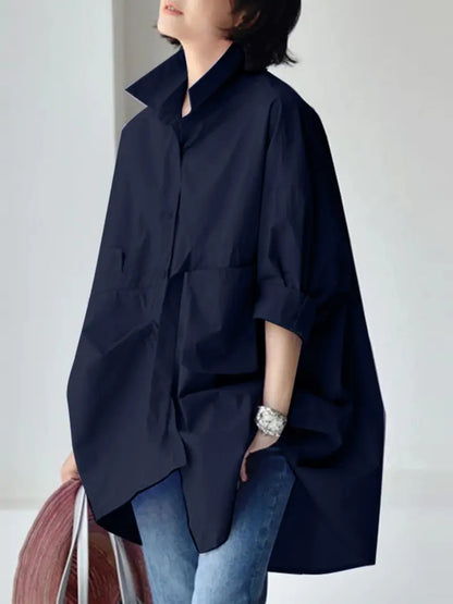 Oversized Leisure Daily Long Sleeve Shirt