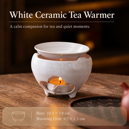 Ceramic Incense Burner with Candle Warmer Dish for Home