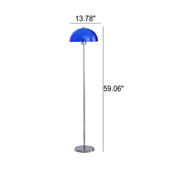 Nordic bauhaus acrylic dome standing floor lamp