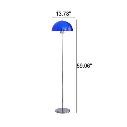 Nordic bauhaus acrylic dome standing floor lamp