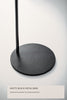 Black Wrought Iron Candle Stand with Wooden Cup – 45 cm