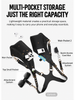 Men's Shoulder Holster Bag with Dual Utility Pouches and Adjustable Harness