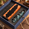 Incense Box with Mountain Landscape and Storage Drawer