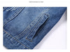 Round Neck Shorty Cropper Denim Jacket Women