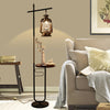 European vintage lantern floor lamp Black 110V-120V For US CA