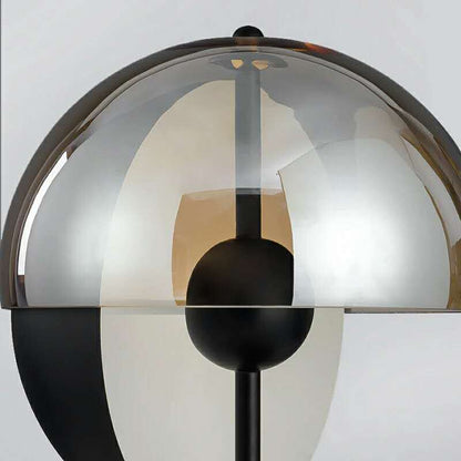 Nordic Postmodern Smoked Glass Table Lamp