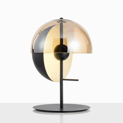 Nordic Postmodern Smoked Glass Table Lamp