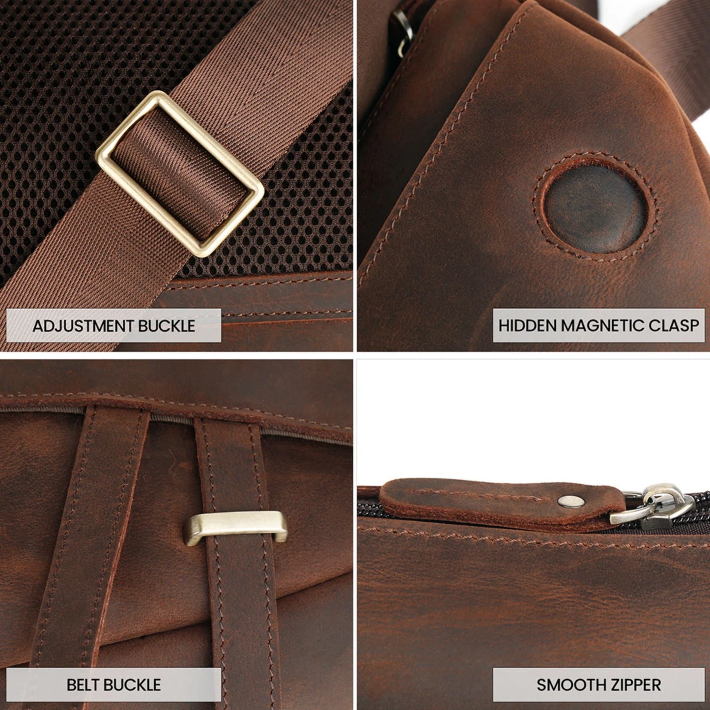 leather crossbody bags for men