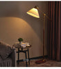 Fishing arm retro floor lamp for reading