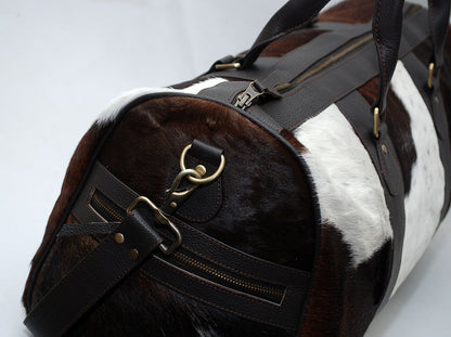 weekender duffle bag cowhide
